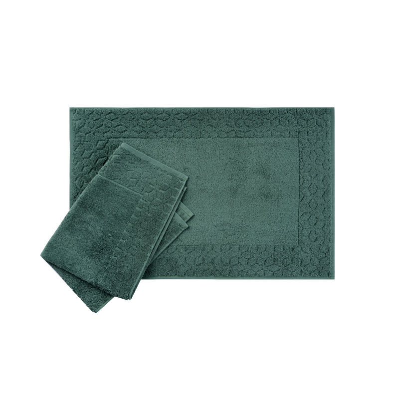Alon Cotton Twill Non-Slip Bath Mat