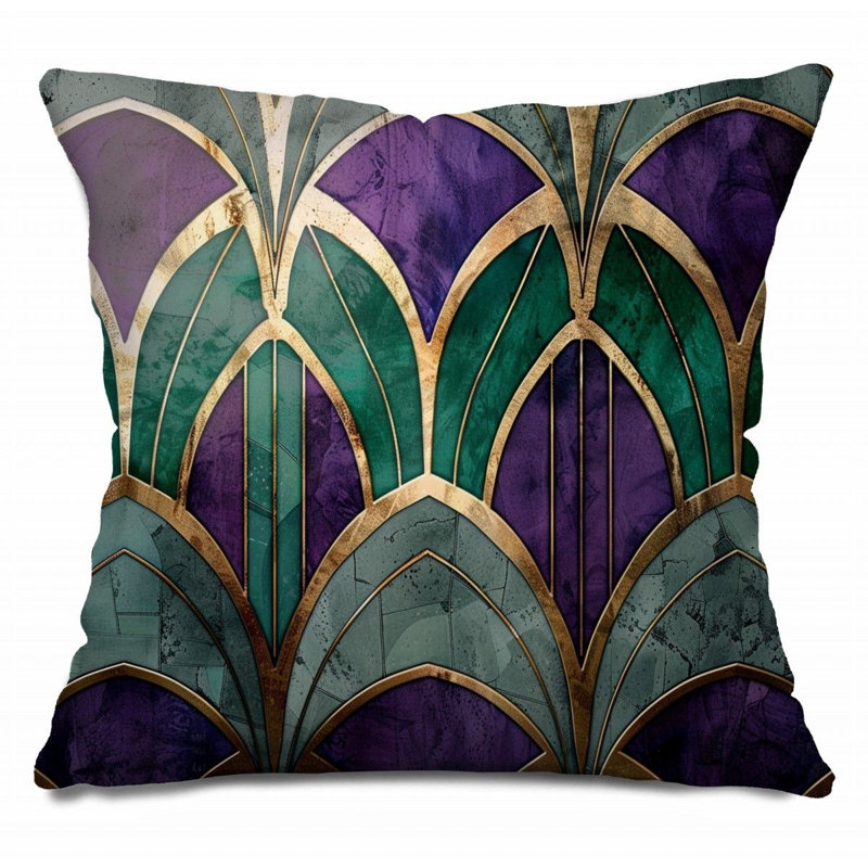 Linen Reversible Throw Pillow, 20"H x 20"W