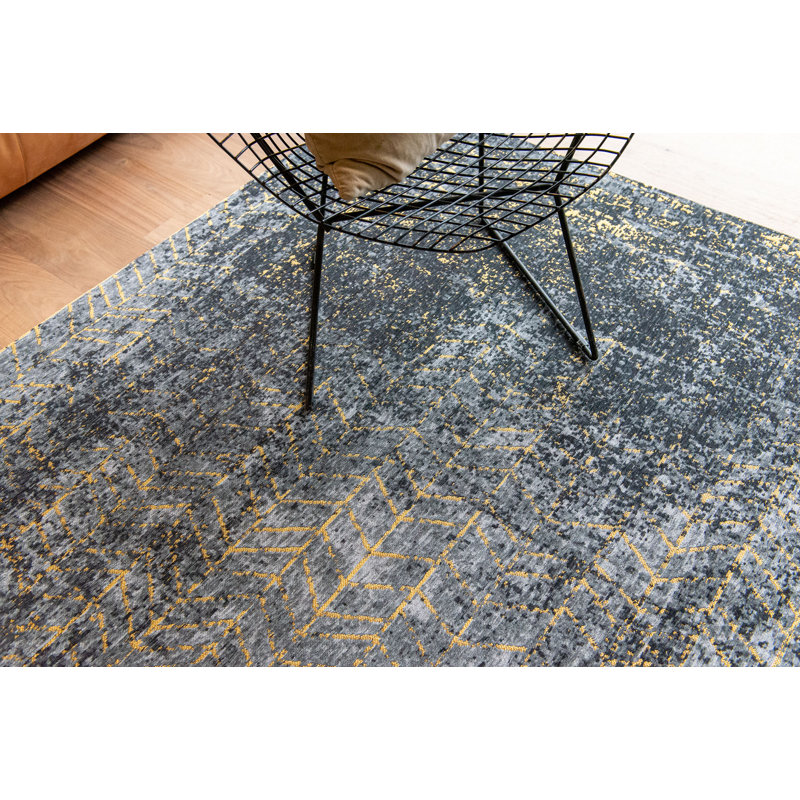 Abstract Area Rug, Round 140cm