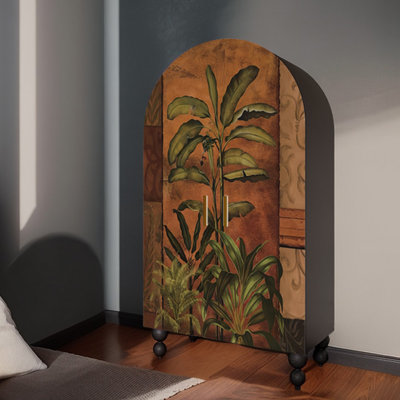 Modern vintage bedroom decor wardrobe