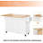 Jaye 51.7" Kitchen Island on Wheels with Storage Cabinet with Drop Leaf Countertop-1750206909