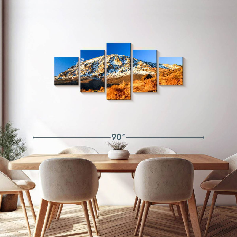 Mount Kilimanjaro, 30" H x 68" W
