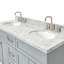 Ensemble de meuble-lavabo double 61 po Abell-70317155