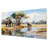 Boho Geography Wall Decor on Metal