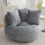 Fauteuil à billes en velours côtelé-2076985155