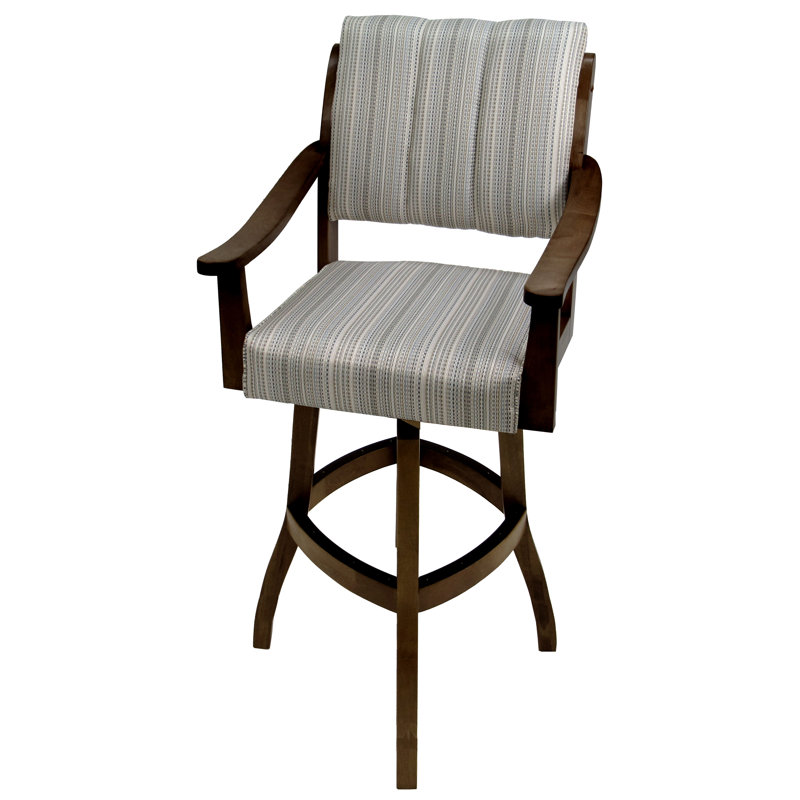 Tabouret de bar Curby, Très haut (hauteur de siège 40 po), Brun