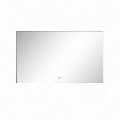 60" X 36" LED Mirror Bathroom Vanity Mirror With Back Light, Wall Mount Anti-Fog Memory Large Adjustable Vanity Mirror