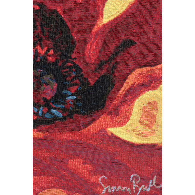 Floral Cotton Blend Pillow Cover