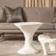 Primitive Accent Table-Soft White