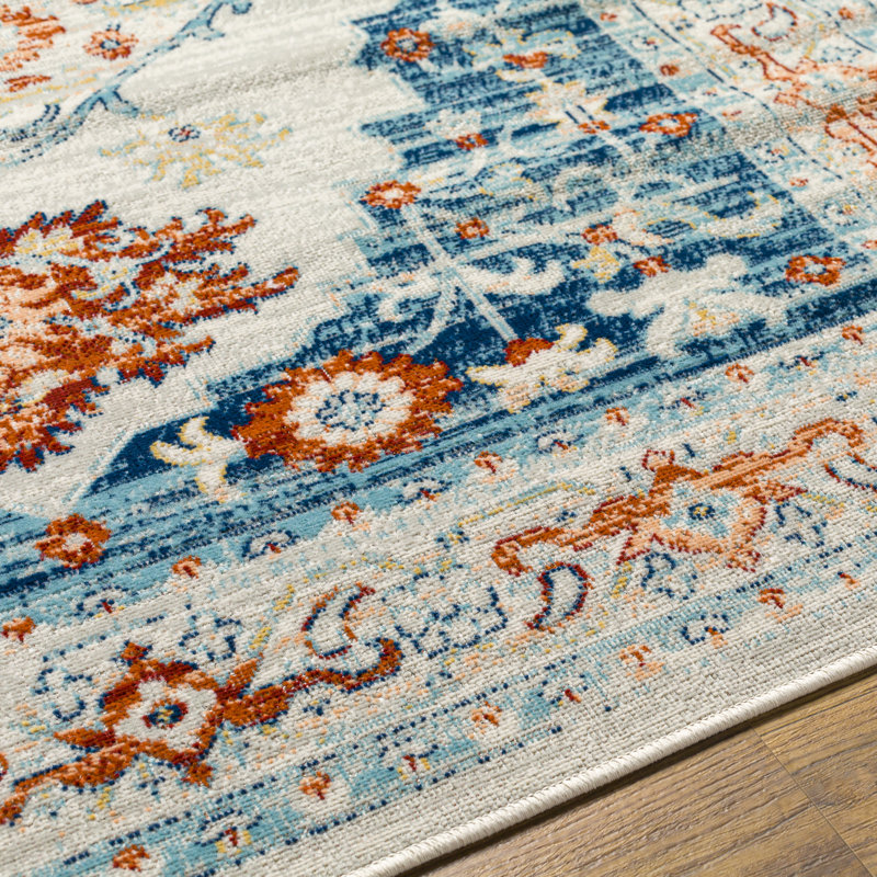Jasinski Oriental Indoor / Outdoor Rug, Rectangle 6'7" x 9'