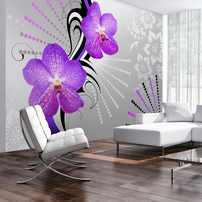Floral Wall Mural, 27" L x 39" W
