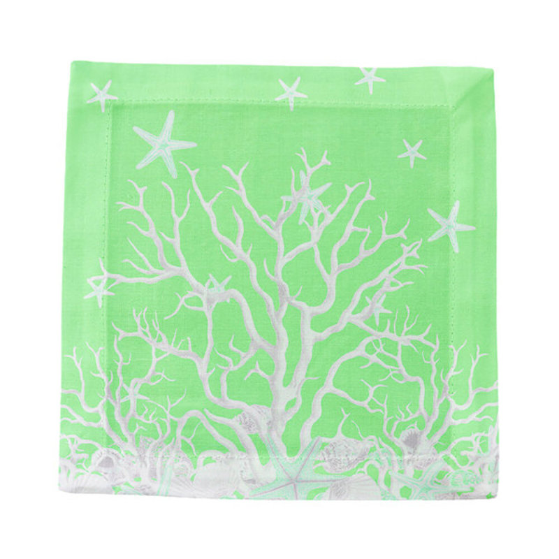 Square Napkins, Green