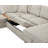Shonita 122'' Square Arms Sectionl Sleeper Sofa U Shape Sectional Sofa with Pull Out Couch and Storage Chaise&USB Ports-1027428216