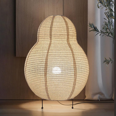 Minimalist Linen Floor Lamp