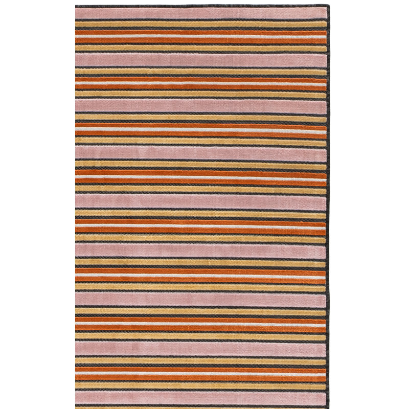 Tapis rayé Cabana 406 pour intérieur/extérieur, Rectangle 8' x 10'