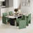 Upholstered Dining Armchair-1112586113