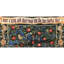 Tapisserie en polyester et arbre de vie en polyester-98175540