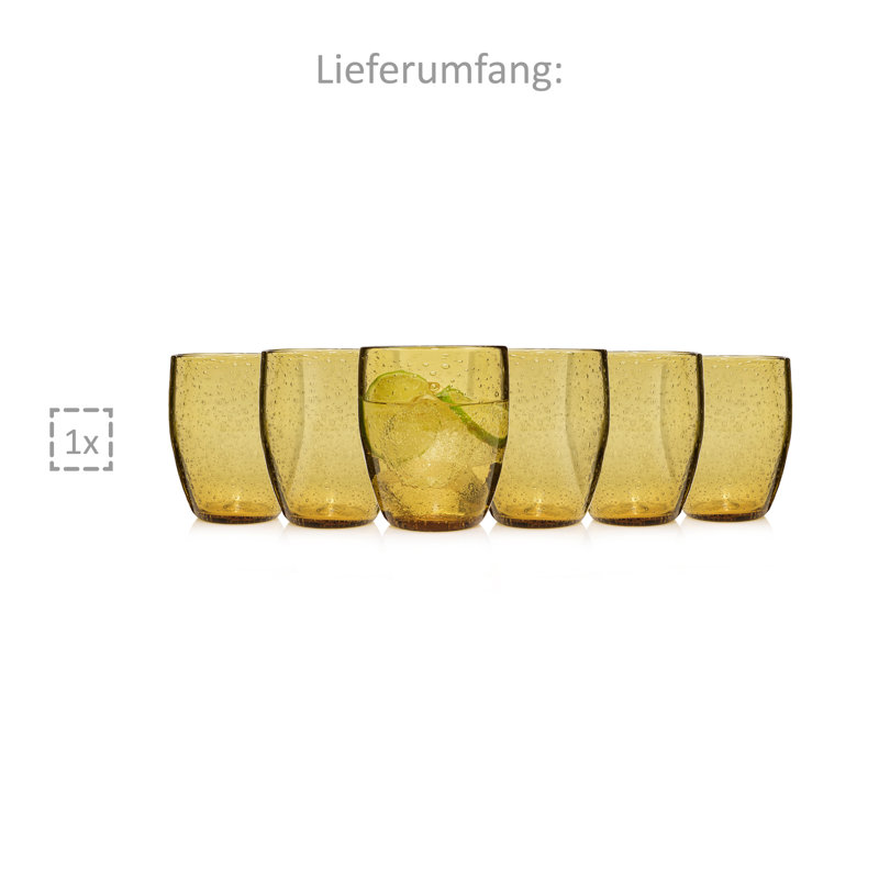 Trinkgläser-Set Samuel, Amber
