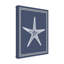 Art sur toile Fab Funky «Mixed Nautical White on Indigo Blue I»-1809458643
