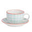 Porcelain Teacup and Saucer