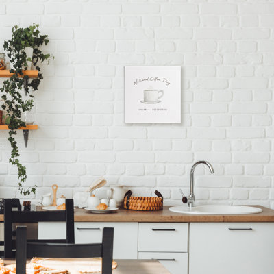 Toile «Everyday National Coffee Day», conception par Cindy Jacobs