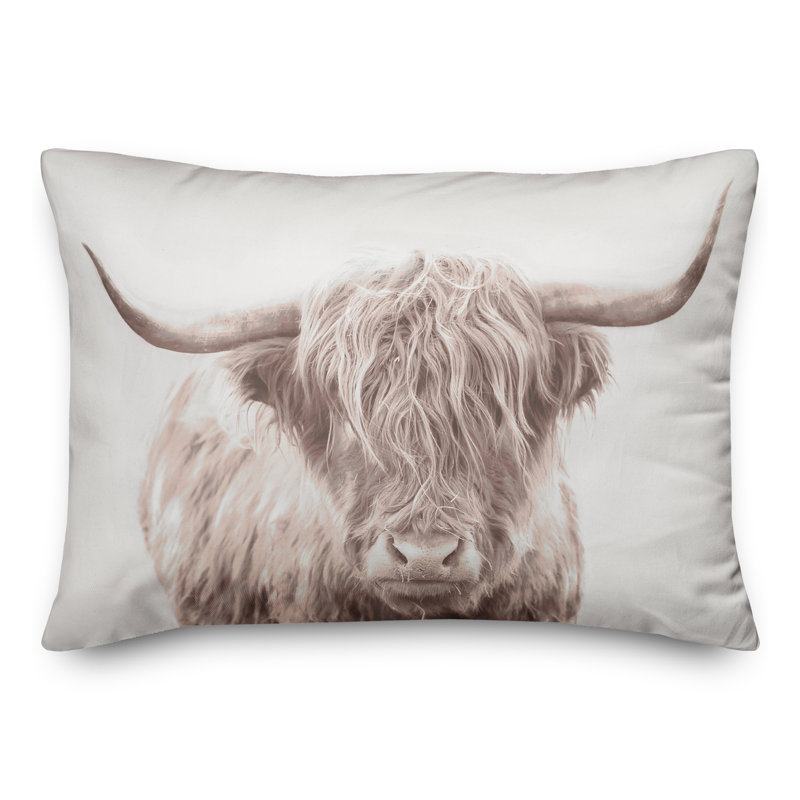  Housse et insert de coussin rectangulaire sépia
