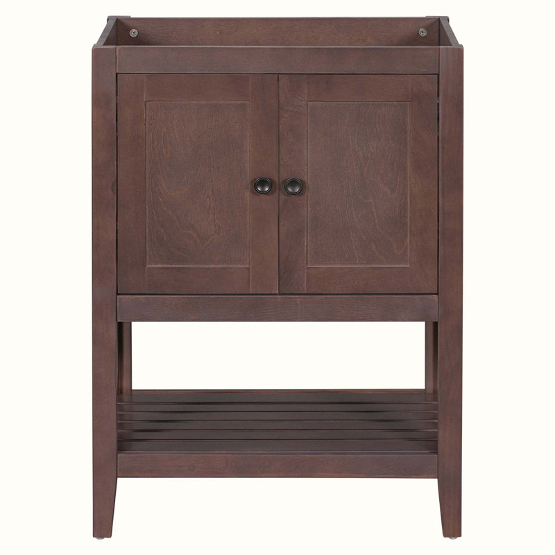 Base de meuble-lavabo, Brun
