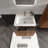 Hannemarie 24" Pre-Assembled Wall Mounted Single Bathroom Vanity with Top with Overflow-1982684496-1963093829