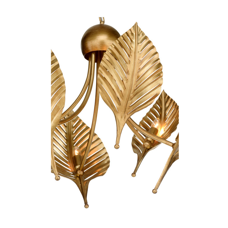 Foglia Di 6 - Light Chandelier