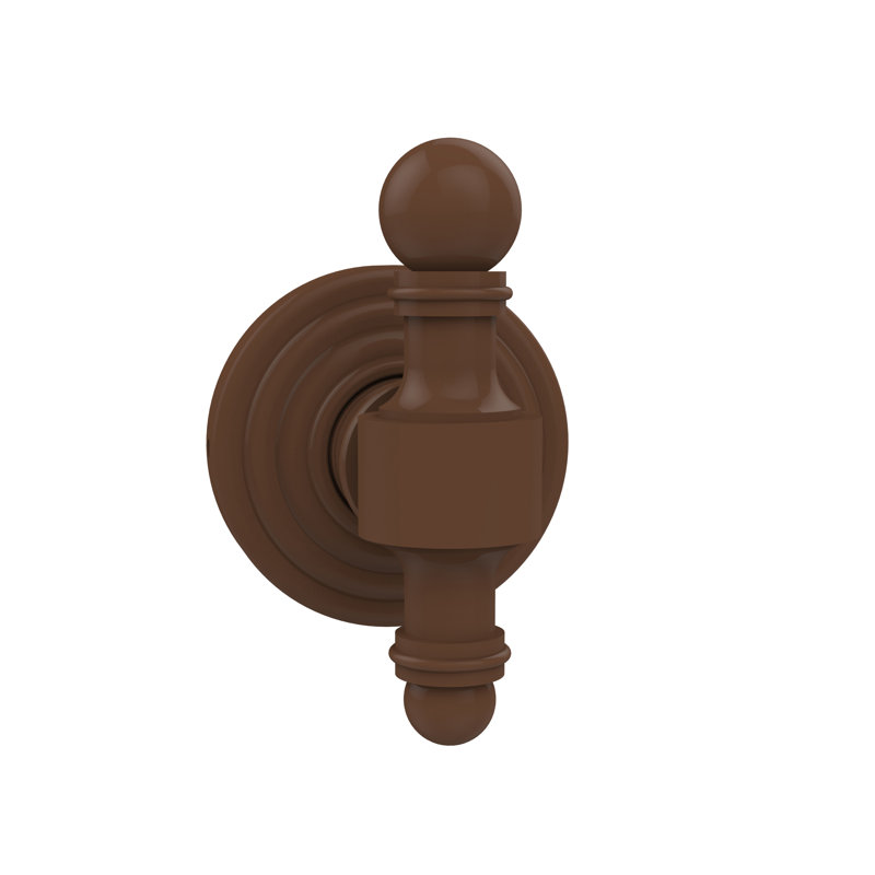 Retro Wave Wall Mounted Towel Hook, Antique Bronze