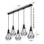 Houstonia 5 - Light Black Kitchen Island Pendant