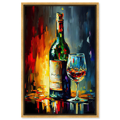 «Wine in Colors Canvas Mancave Drinks Art Prints» par Notoriart