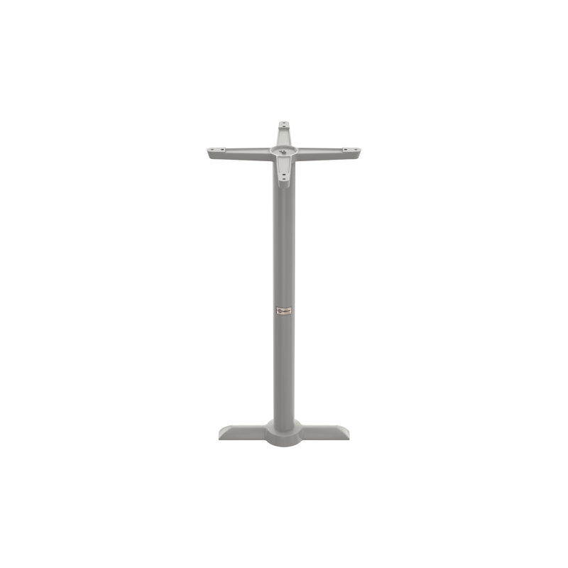 Base de table en T de 40 po Tarrison, Argent
