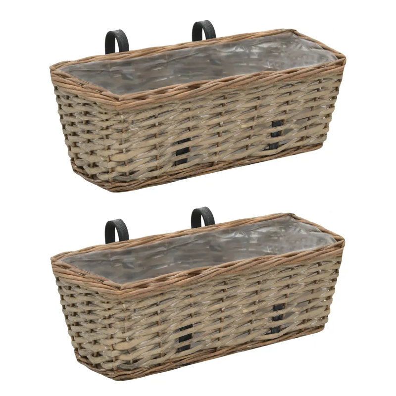 Aanuoluwa Handmade Wall Planter, 13cm H x 46cm W x 16cm D