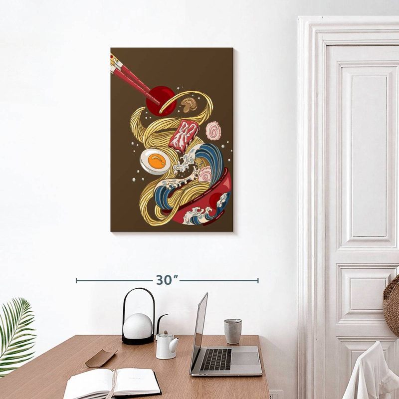Ramen japonais Yarlin, H 30 po x l 20 po