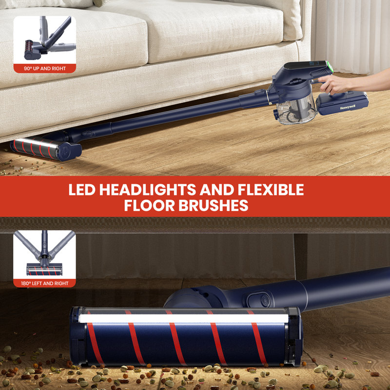 Aspirateur sans fil à main léger Cordless Aspirateur, Bleu