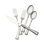 Twin 45 Piece Stainless Steel Flatware Set, Service for 8