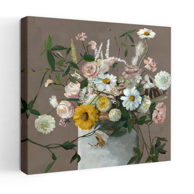 (Wn260-A) Muted Flowers In Quiet Harmony Classics Floral Art