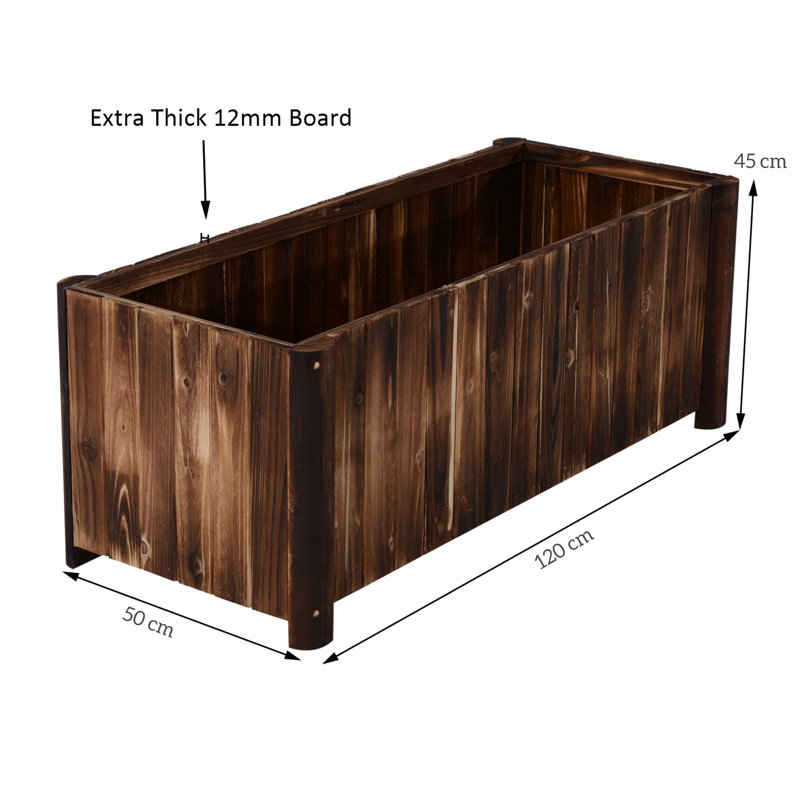 Wood Raised Garden Bed