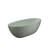 Turquoise 63 - Inch Freestanding Soaking Tub, Hard And Wear , Non Permeable 63'' Solid Surface Bathtub, , Ergonomic Design For A Relaxing Soak