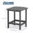 All-Weather Outdoor Side Table Adirondack Tables Patio Table Plastic End Tables Gray-1489835862
