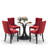 4-Piece Round Pedestal Dining Set-1379818232-1398769786