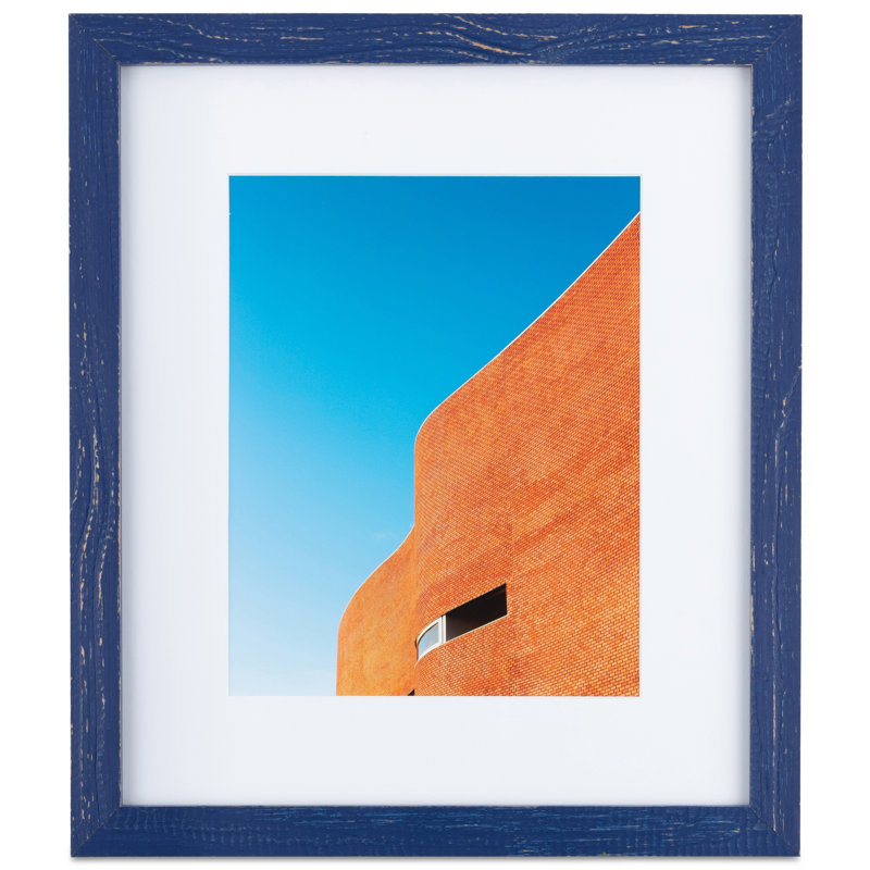 Cadre photo Blevins, 24 po x 30 po, Bleu marine
