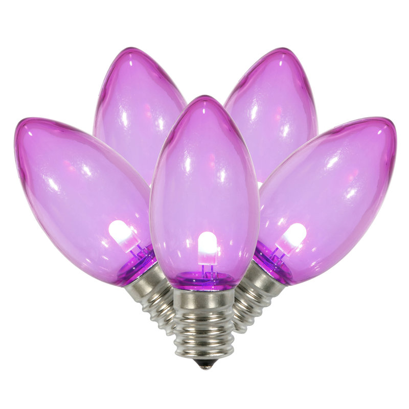 0,09 ampoule DEL E17 / intermédiaire, Mauve