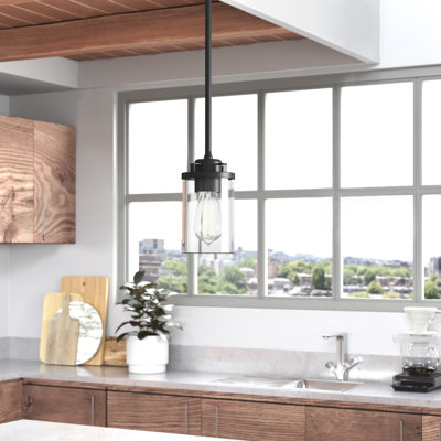 Trimont 1 - Light Matte Black Single Pendant