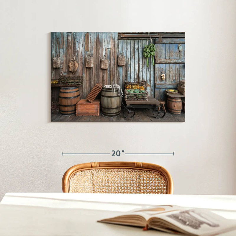 Lilie Rustic Fruit Stands, 16" H x 24" W
