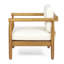 Chaise de patio avec coussins
