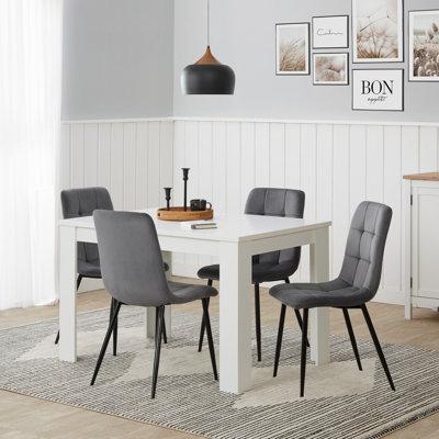 Alfonce 4 - Person Dining Set