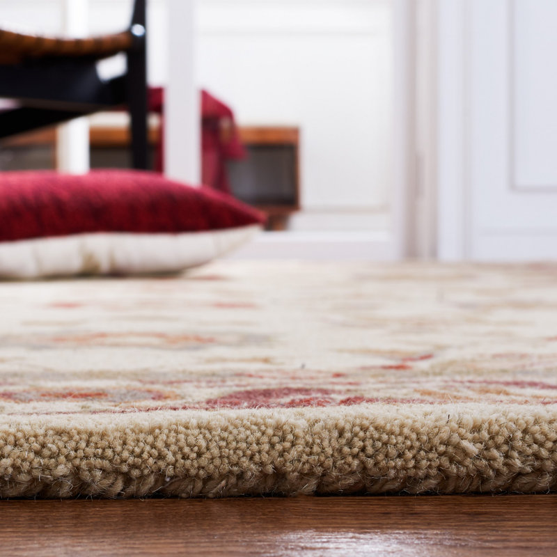Coltun Hand Tufted Wool Pile Oriental Rug, Round 8'