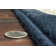 Tapis bleu/ivoire Attell